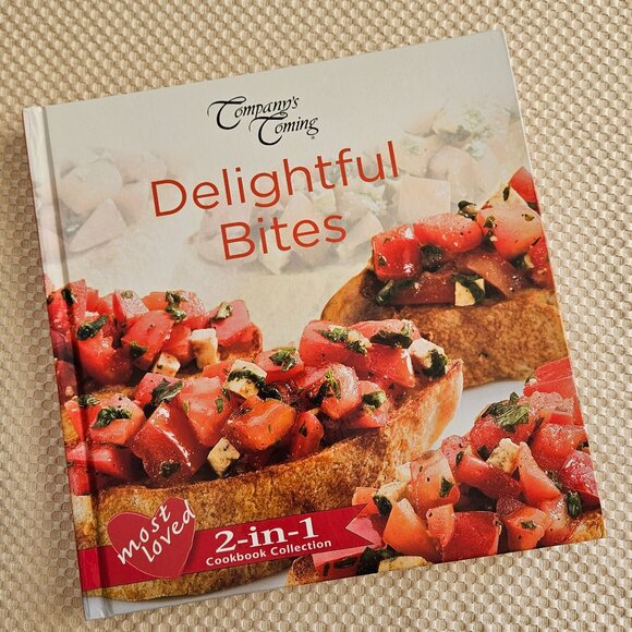 Company's Coming - Delightful‎ Bites - 2 in 1 Cook Book - Appetizers & Treats - Picture 1 of 9